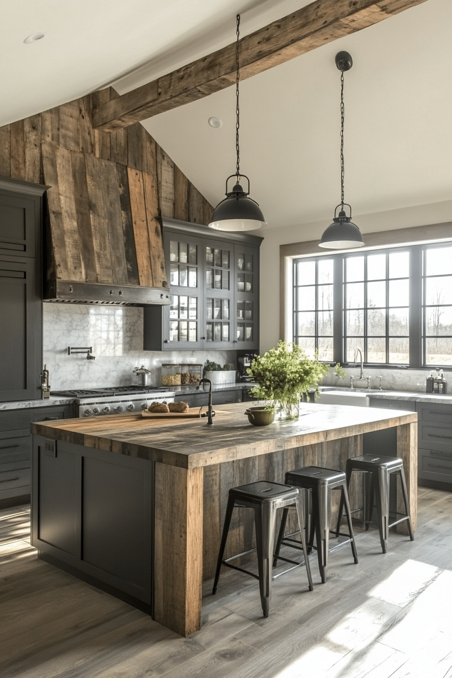 19 Industrial Farmhouse Kitchen Ideas to Transform Your Home’s Heart