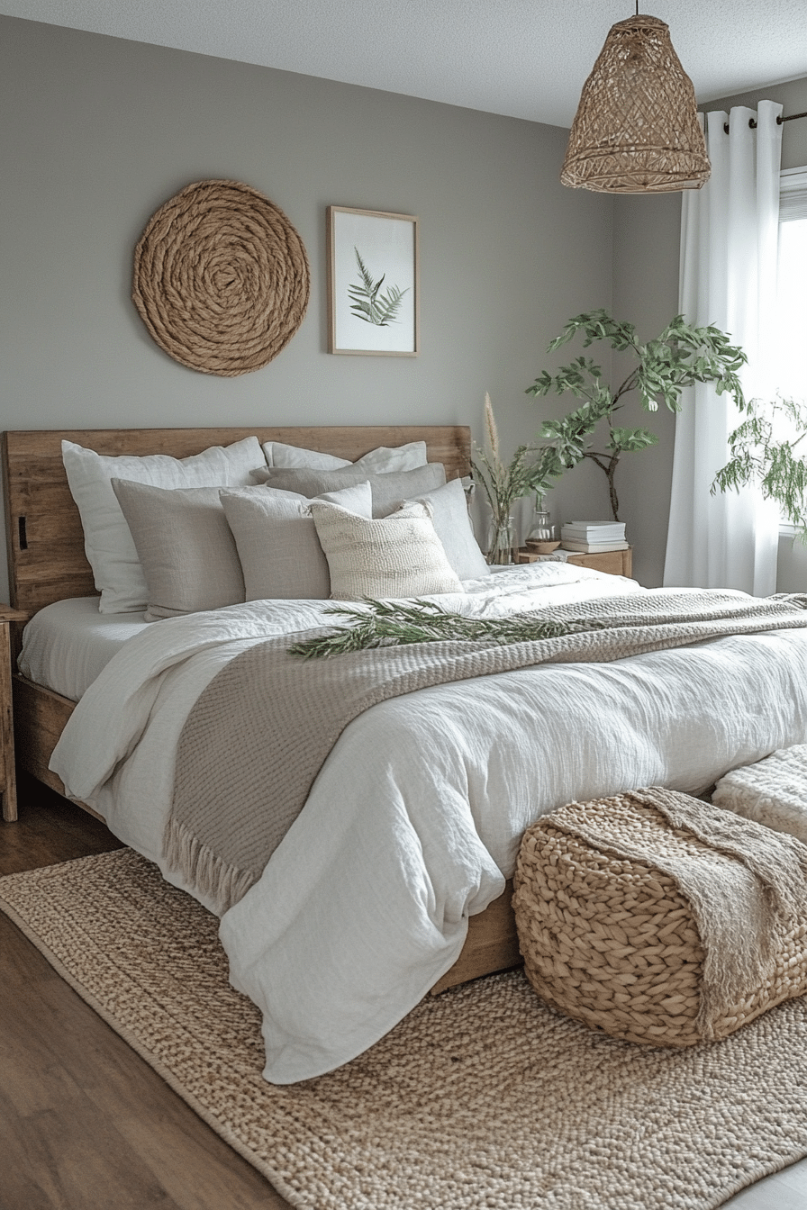 19 Grey Boho Bedroom Ideas for a Calm and Cozy Space