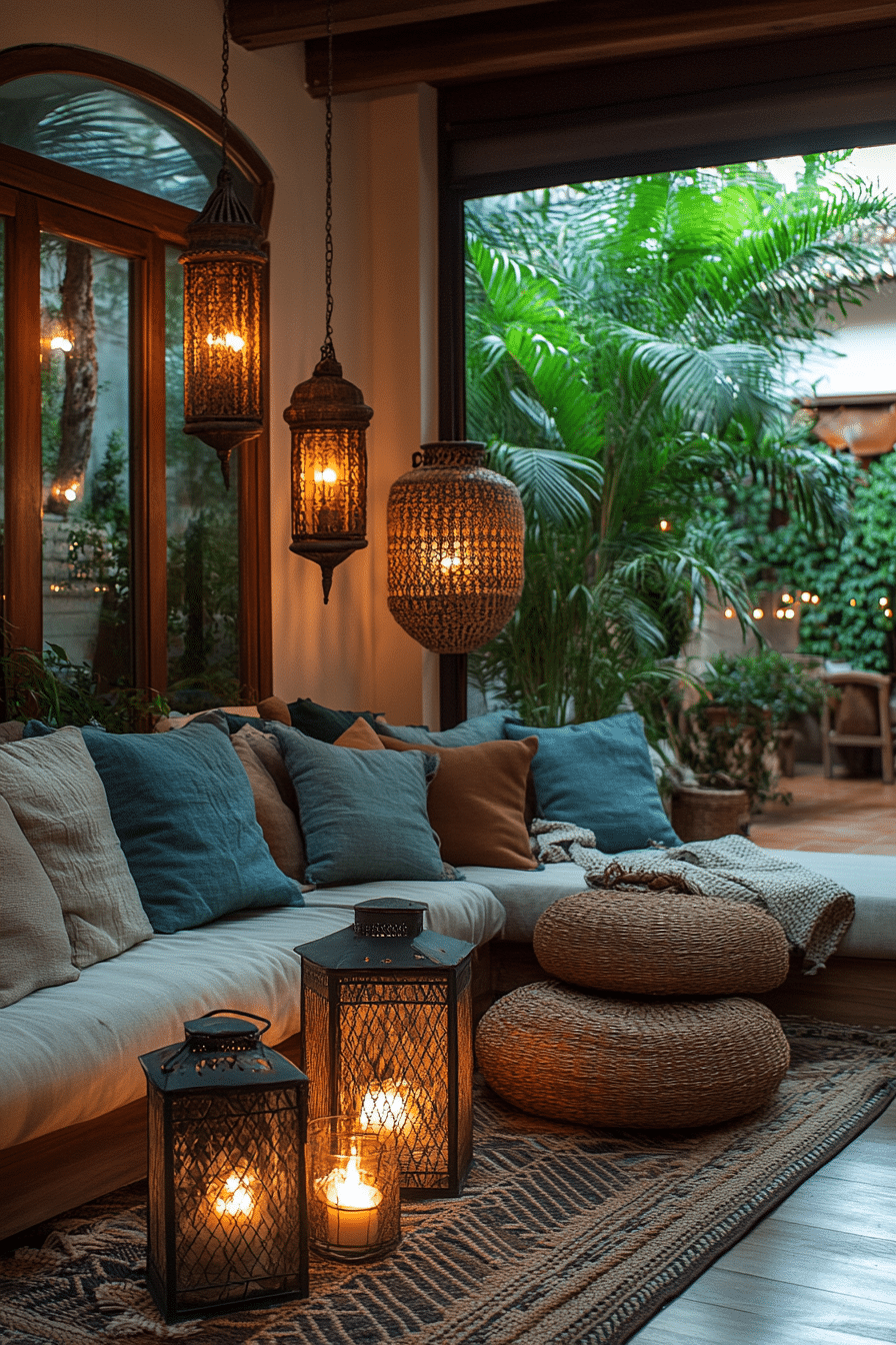 Rustic Lantern Ambiance