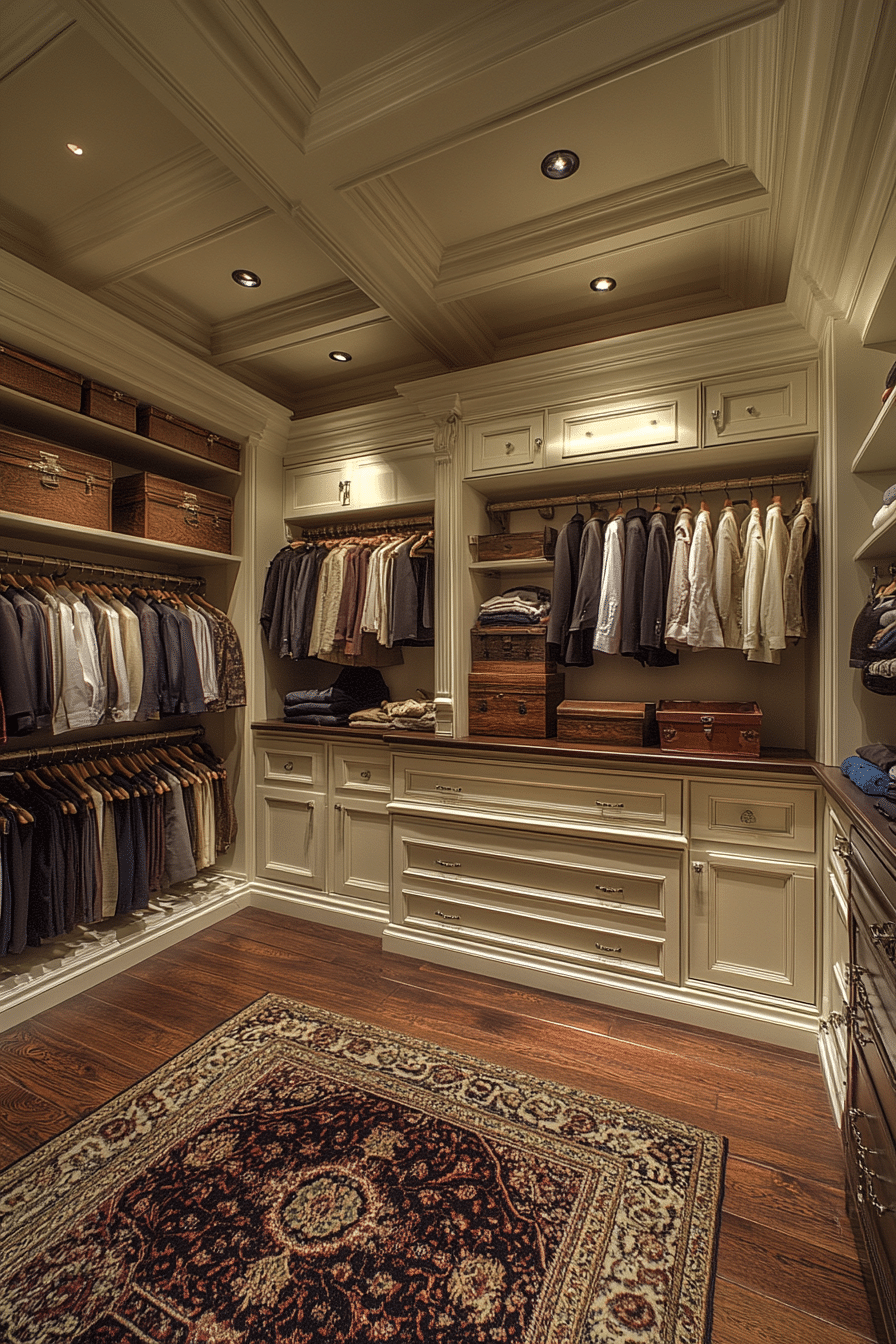 Boutique-Style Walk In Closet