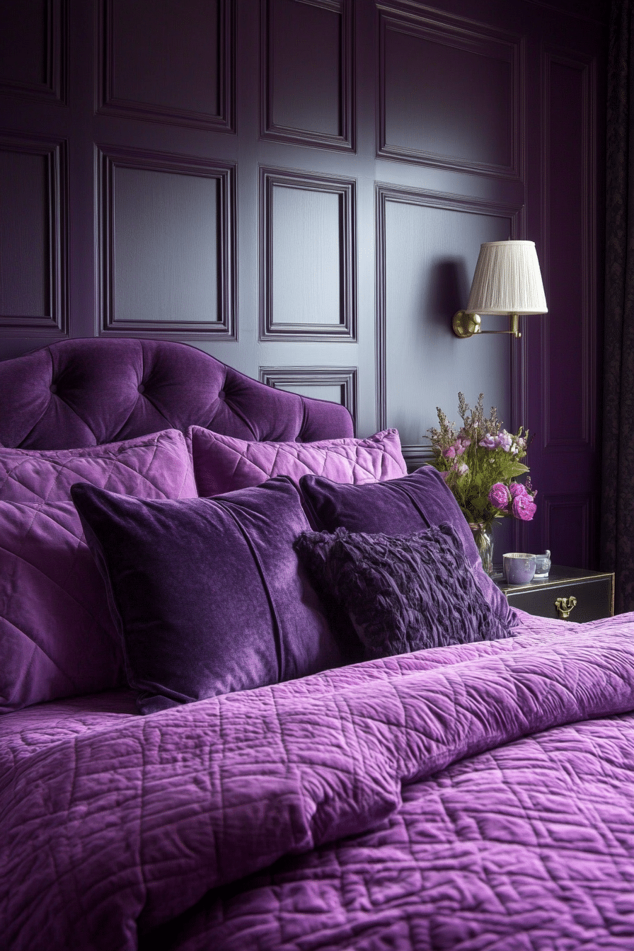 20 Purple Bedrooms That Highlight Regal and Relaxing Elements