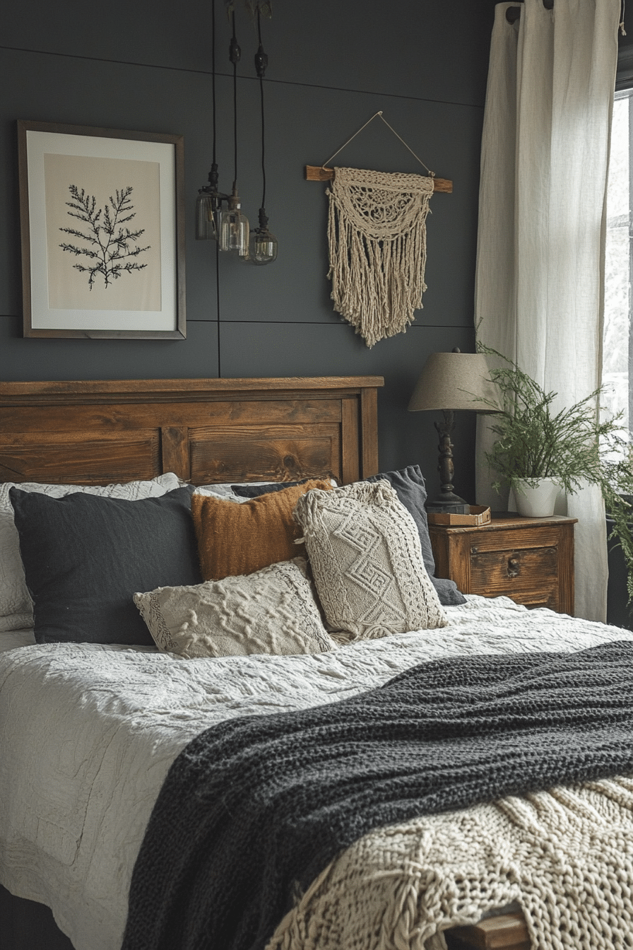 19 Grey Boho Bedroom Ideas for a Calm and Cozy Space