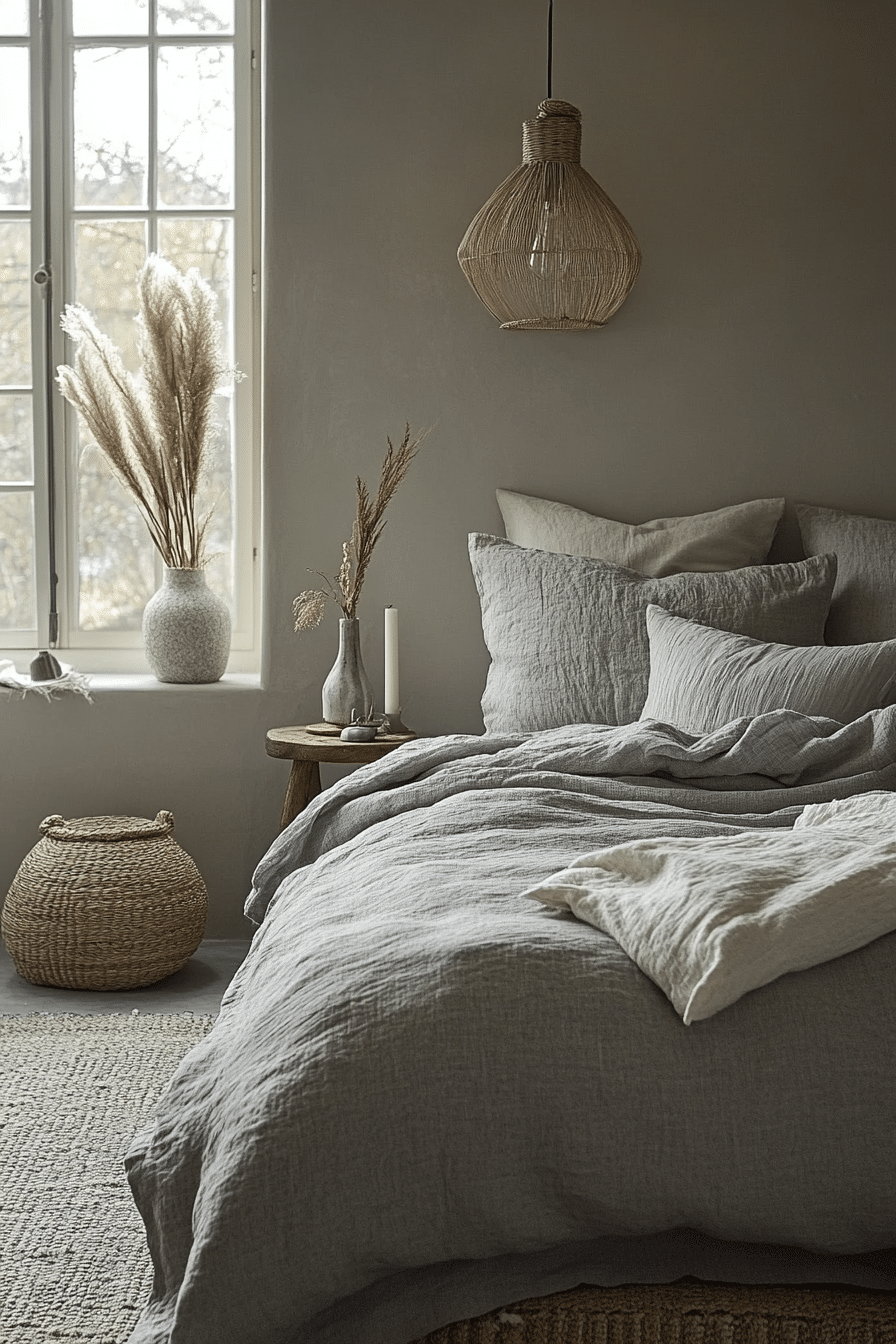 19 Grey Boho Bedroom Ideas for a Calm and Cozy Space