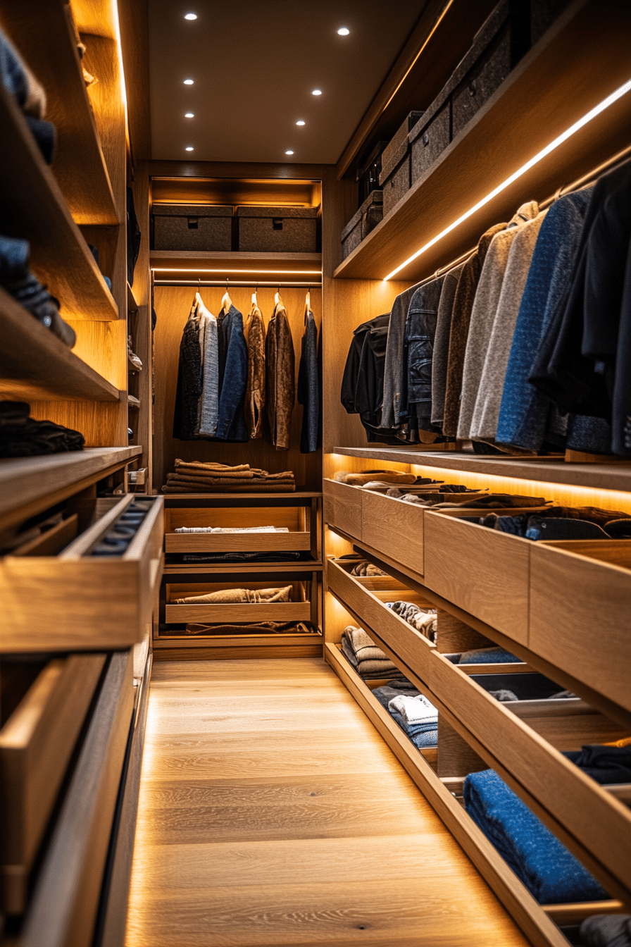 Functional High-End Closet