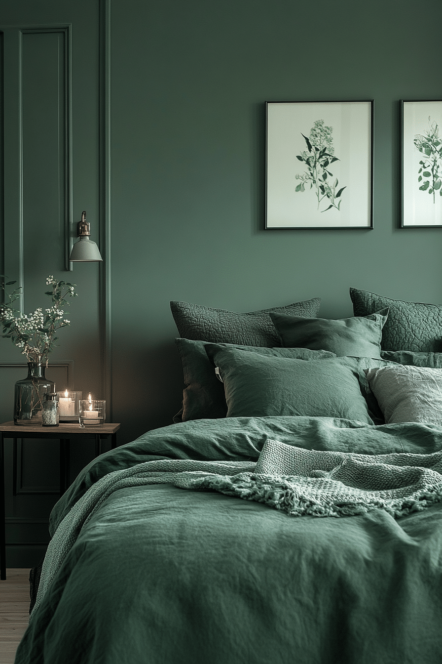 19 Dark Green Bedroom Ideas to Add Depth and Drama to Your Room