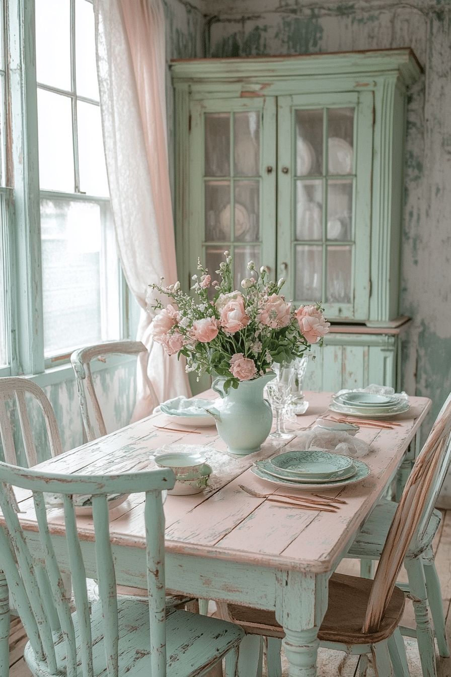 19 Shabby Chic Dining Room Ideas That Inspire Warm Gatherings