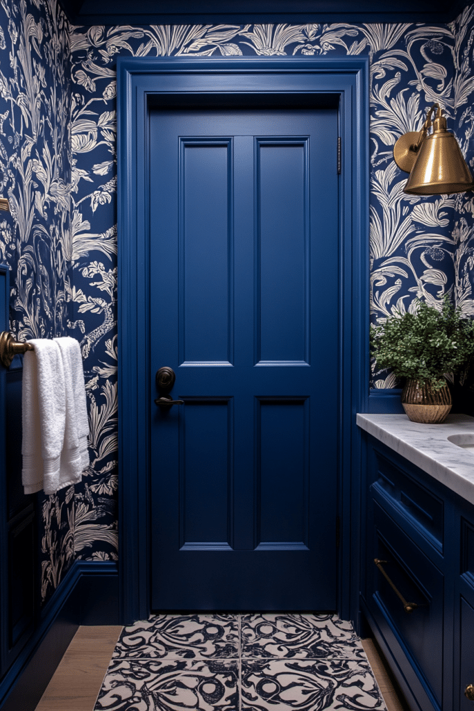 Bold Wallpaper Bathroom Ideas