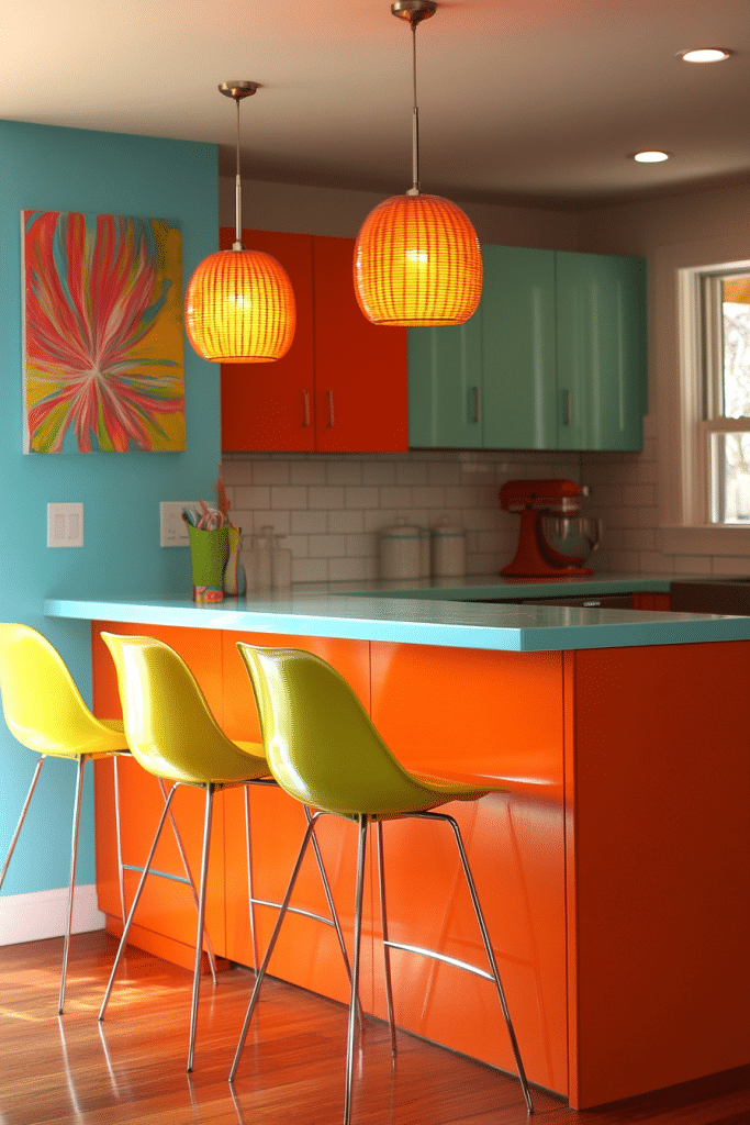 Bold and Vibrant Kitchen Colors