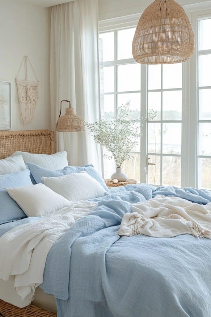 Coastal Calm: Light Blue Boho Vibes