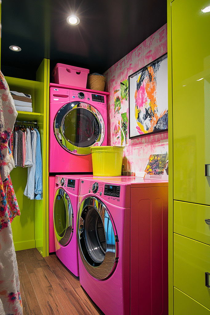 Colorful Laundry Room Inspiration