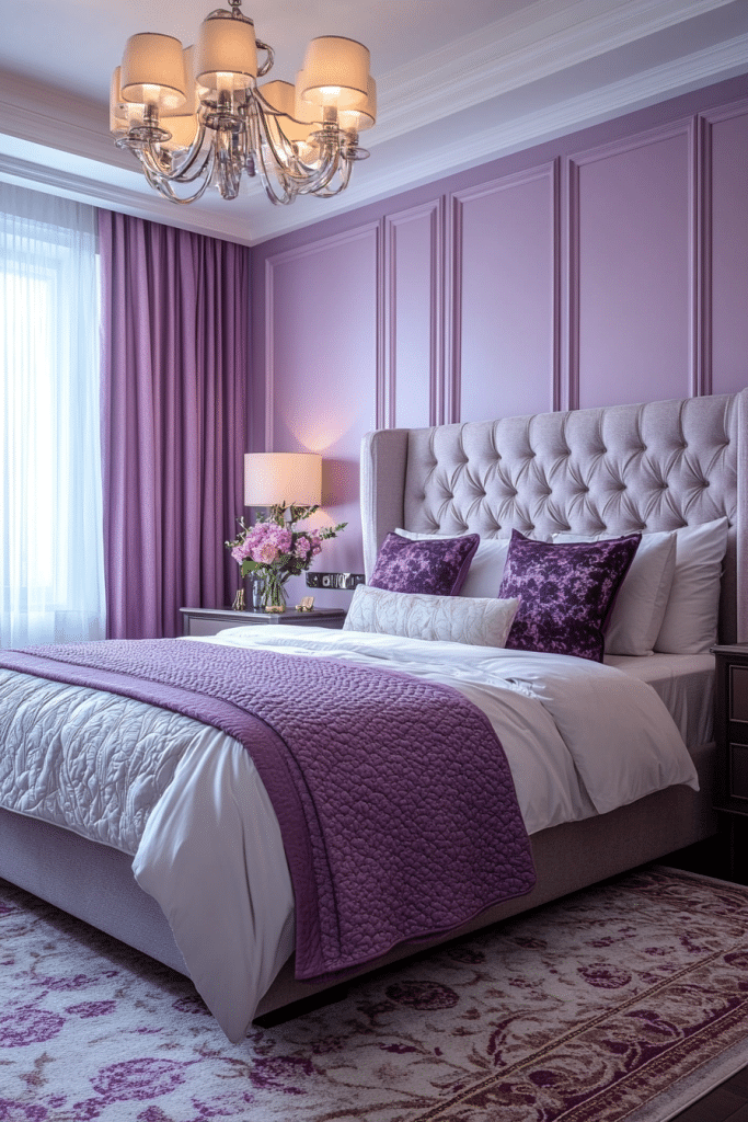 20 Purple Bedrooms That Highlight Regal and Relaxing Elements