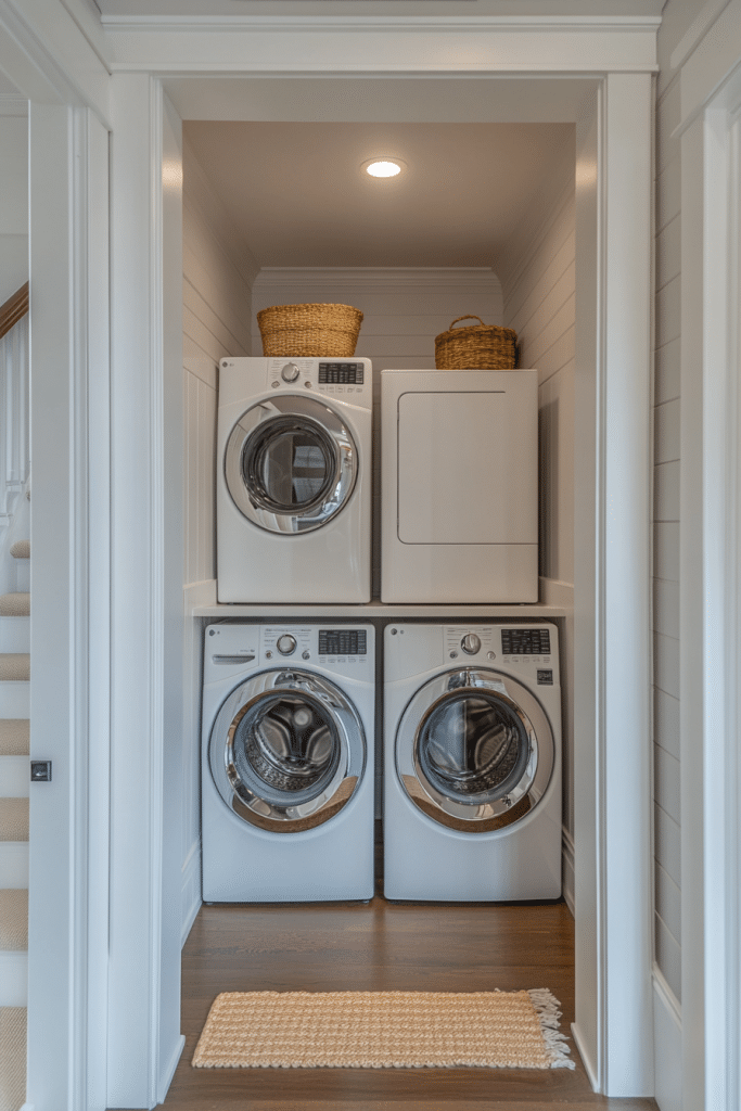 Hidden Laundry Cabinet Design