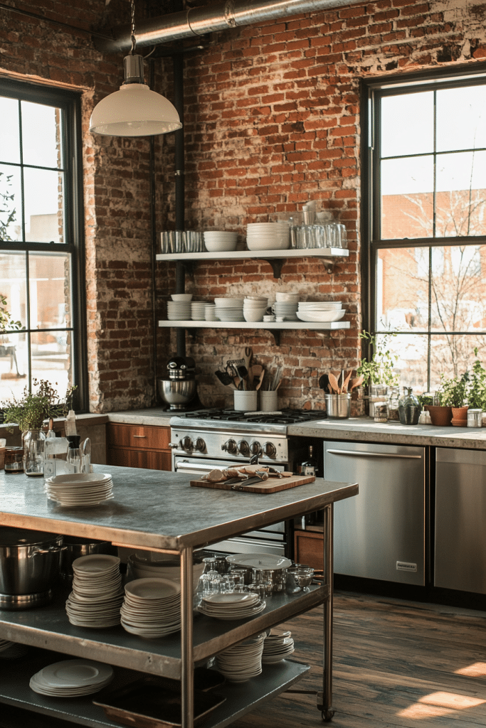 Industrial Modern Kitchen Vibes