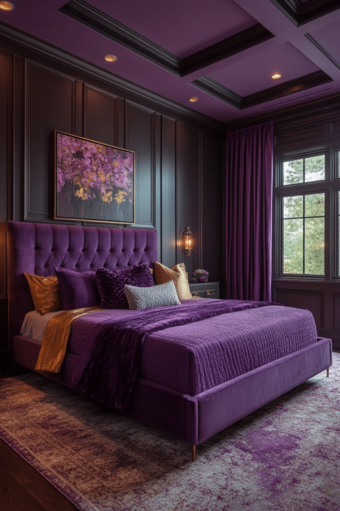 20 Purple Bedrooms That Highlight Regal and Relaxing Elements