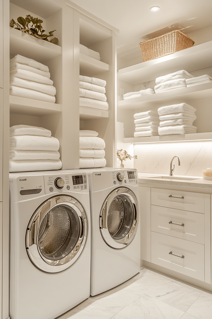 Space-Saving Vertical Laundry Design