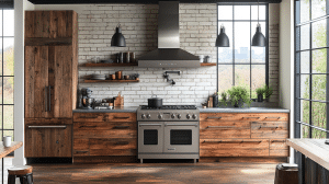 industrial farmhouse kitchen