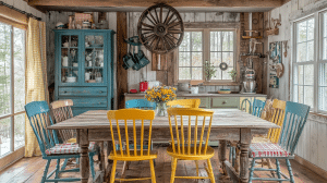 shabby chic dining room