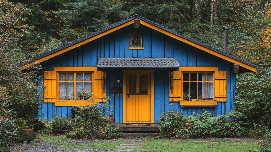 small cabin exterior