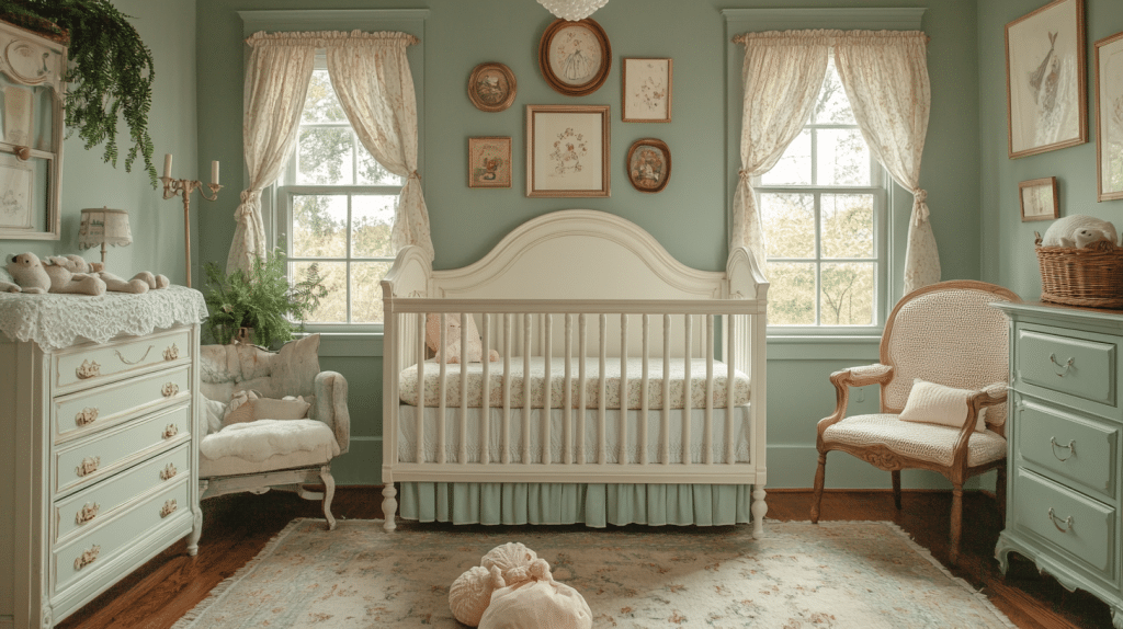 vintage inspired nursery