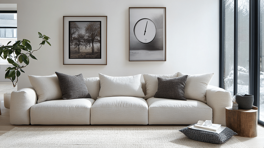 vintage modern living room
