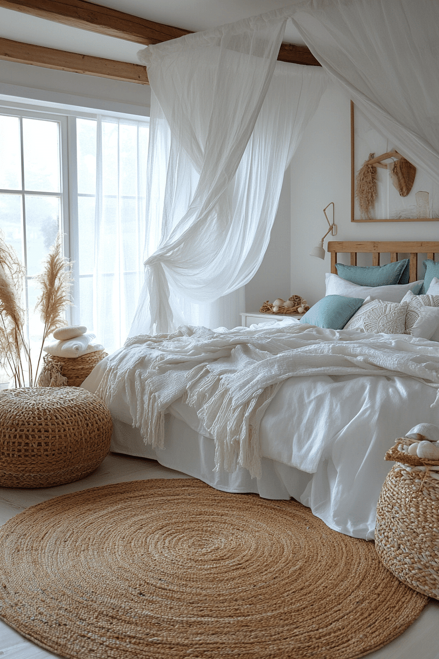 25 Boho Coastal Bedroom Ideas to Make Your Bedroom Feel Like a Seaside Oasis