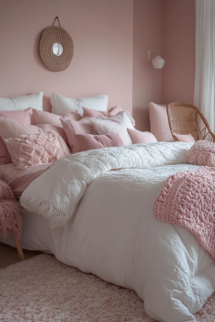 20 Pink Boho Bedroom Ideas to Mix Comfort and Bohemian Flair