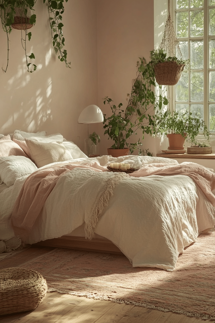 20 Pink Boho Bedroom Ideas to Mix Comfort and Bohemian Flair