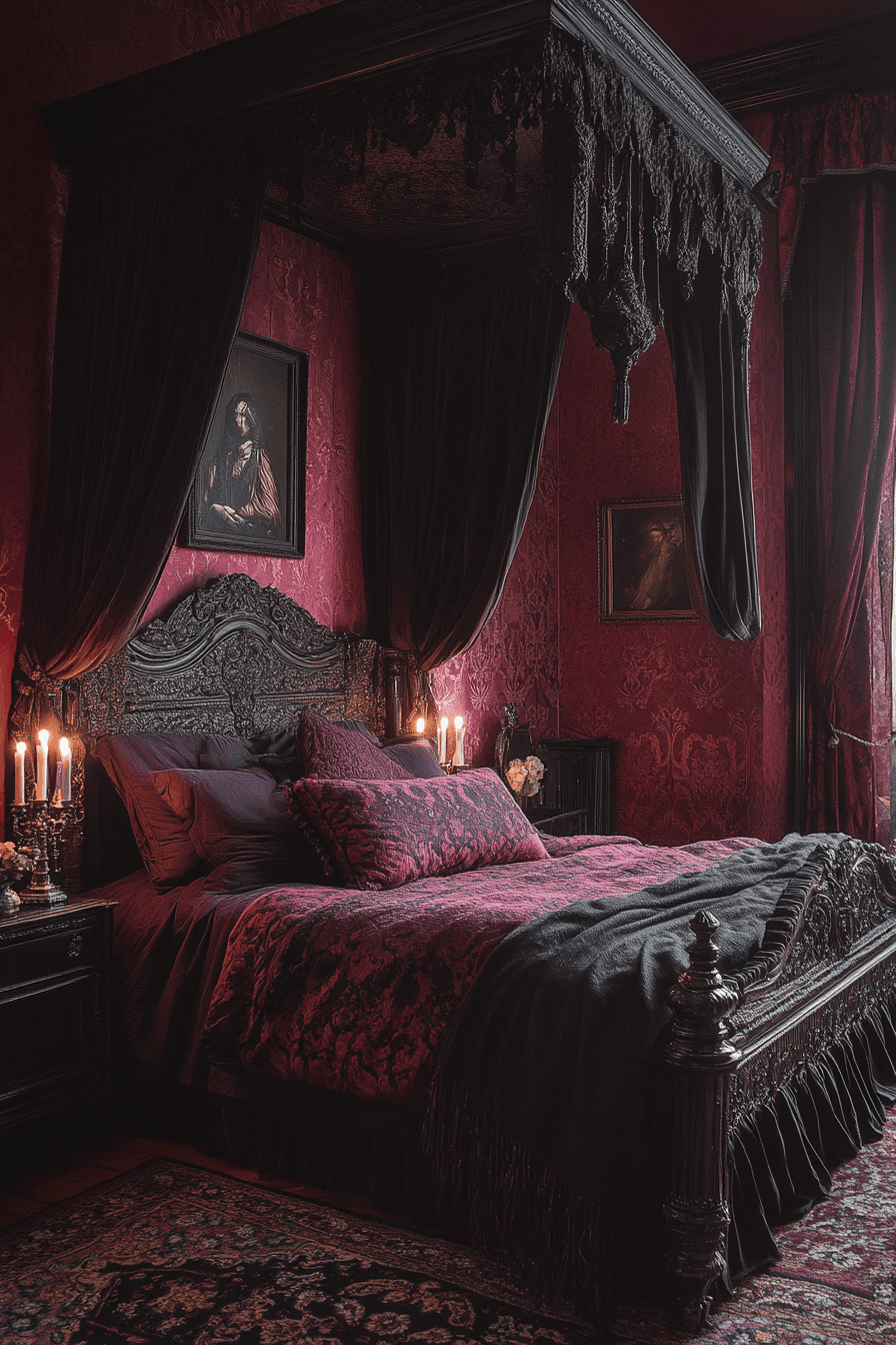 25 Dark Feminine Bedroom Ideas to Elevate Your Bedroom’s Sophistication