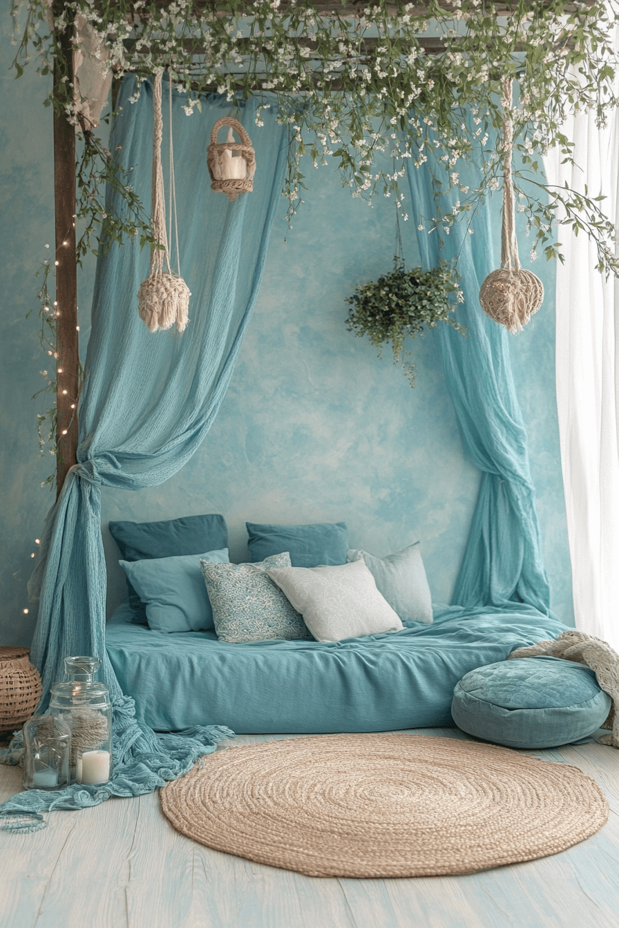 25 Blue Boho Girls Bedroom Ideas for a Stylish Bedroom with a Calming Vibe