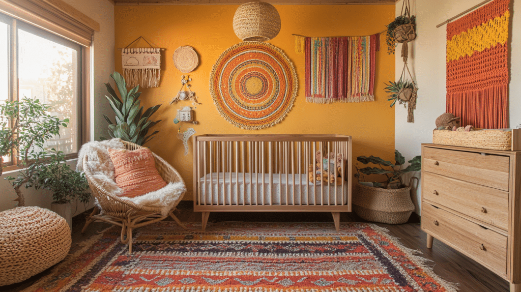 boho nursery decor