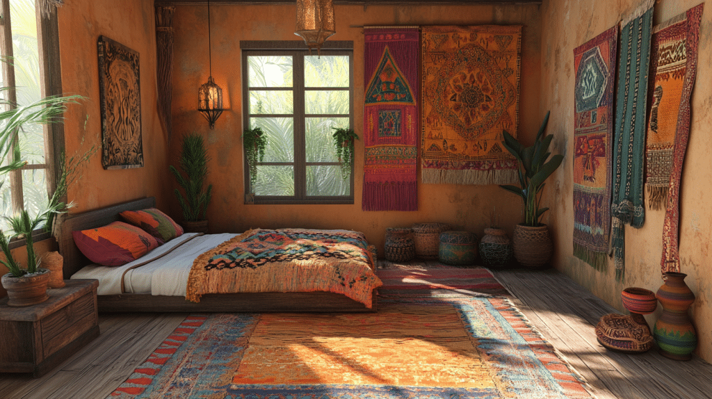 rustic boho witchy bedroom