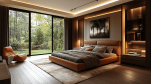 modern luxury bedroom