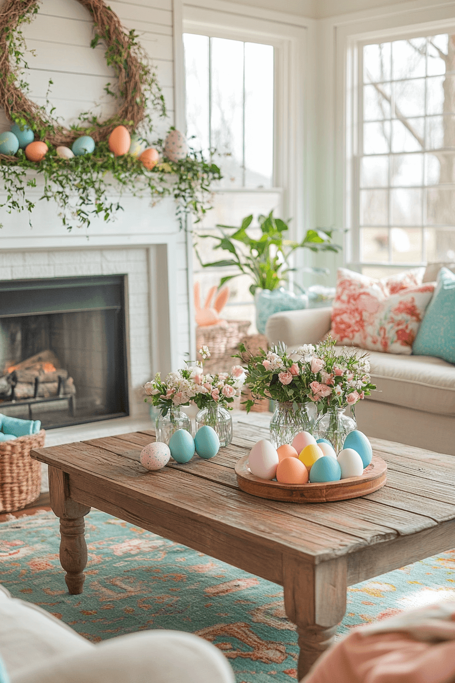 25 Easter Living Room Decor Ideas to Spark Smiles All Season Long