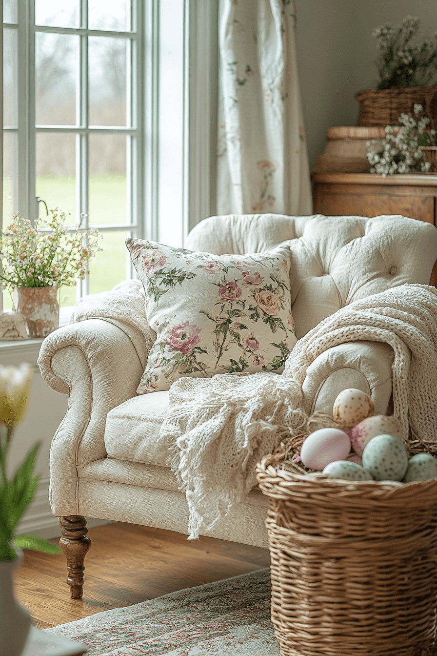 25 Easter Living Room Decor Ideas to Spark Smiles All Season Long