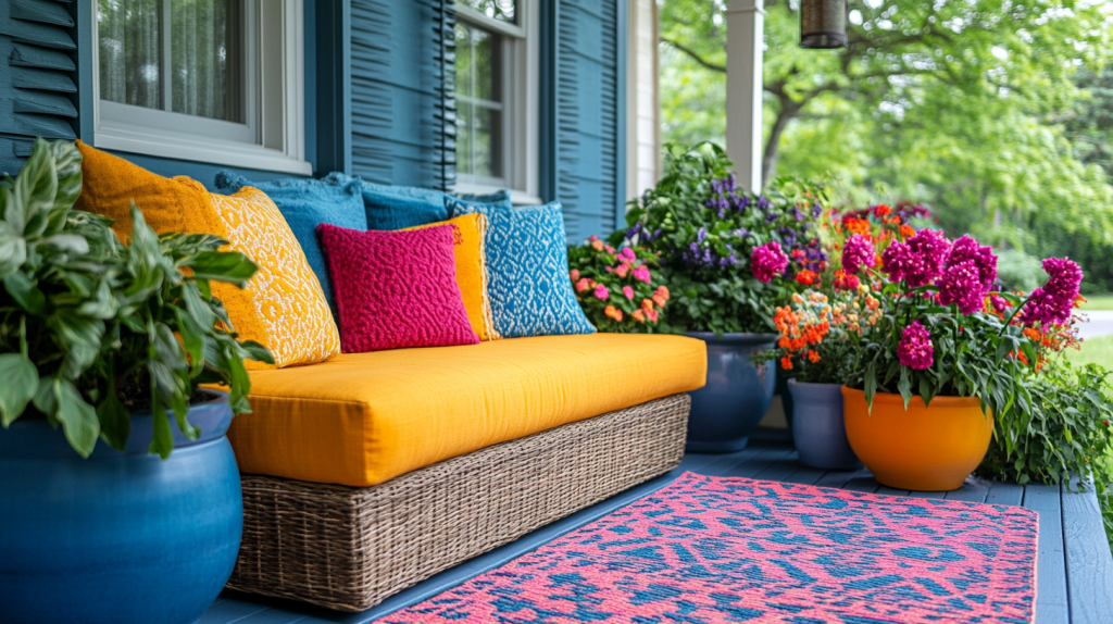 easter porch decor