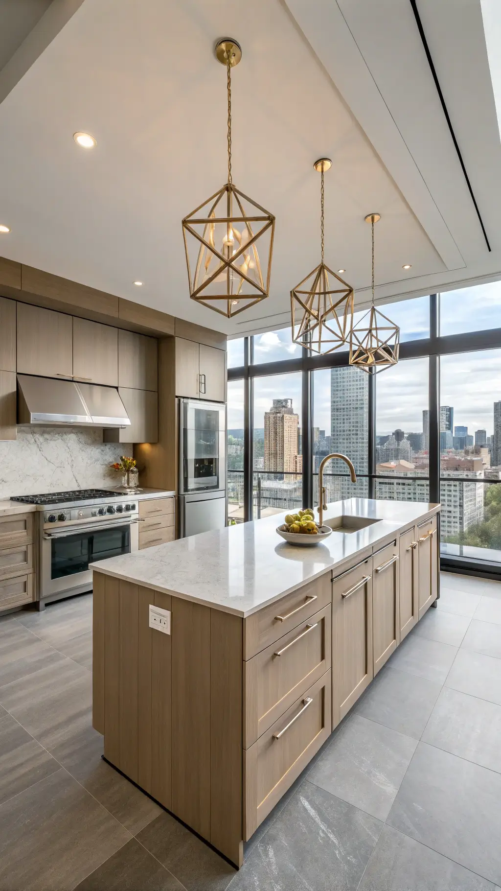 137modern urban kitchen taupe quartz