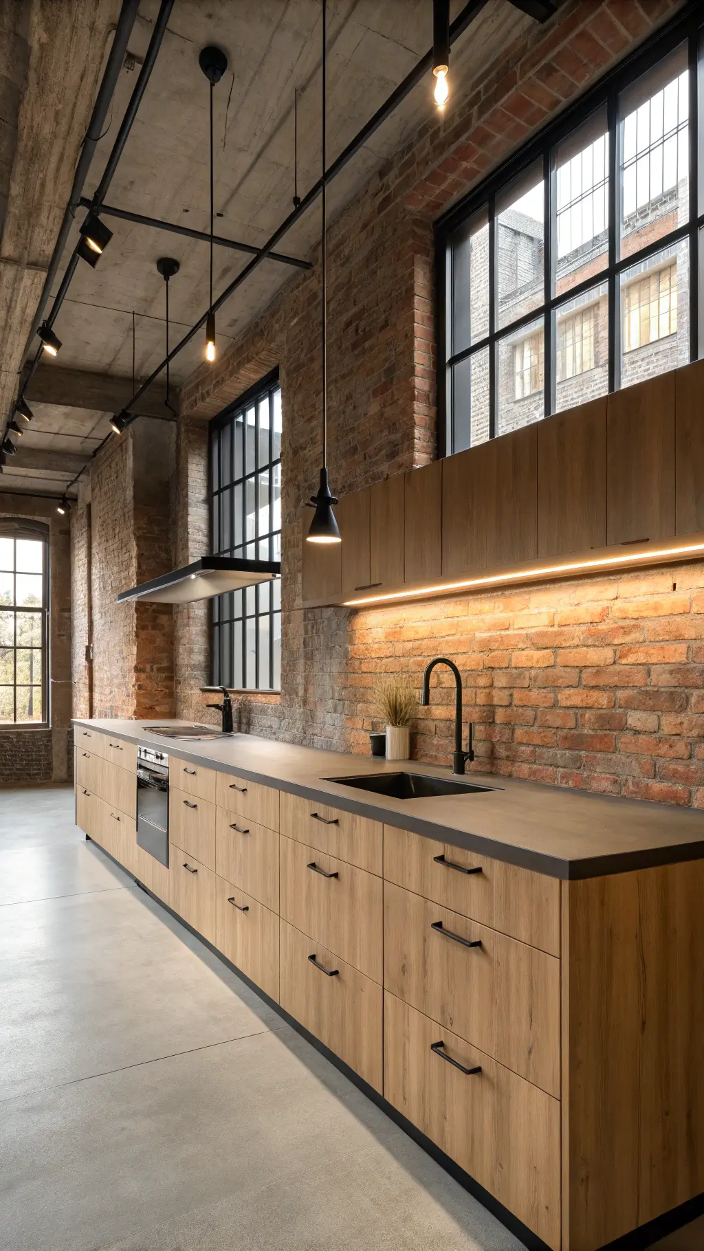 140industrial modern loft kitchen angle