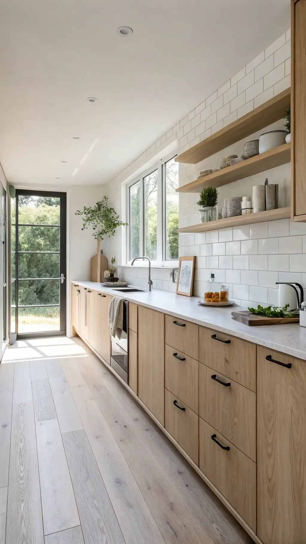 269scandinavian minimal kitchen oak morning