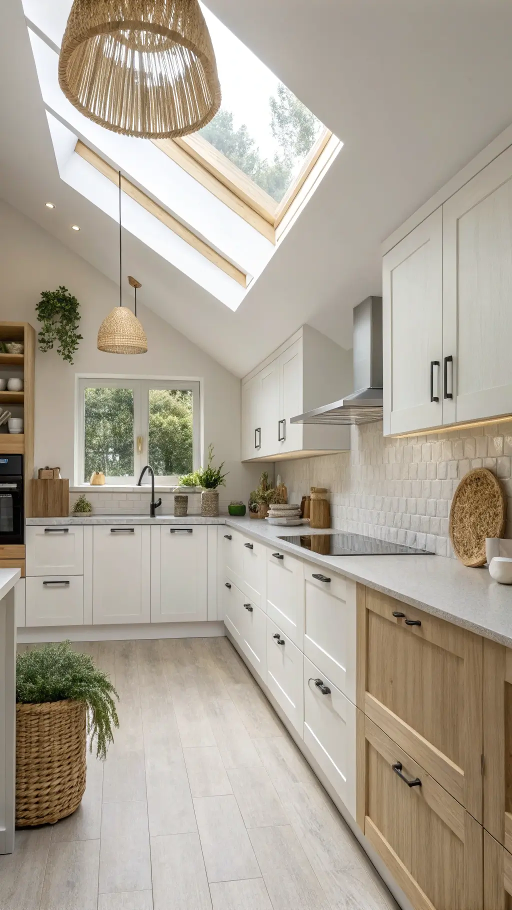 342scandinavian bright ushaped kitchen morning