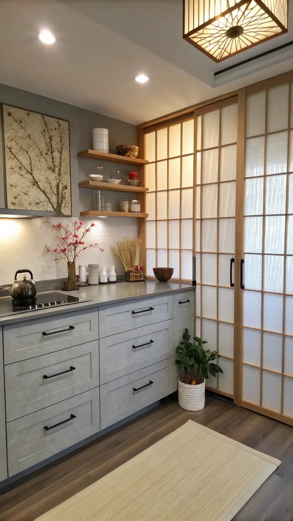 346zen japanese kitchen morning light