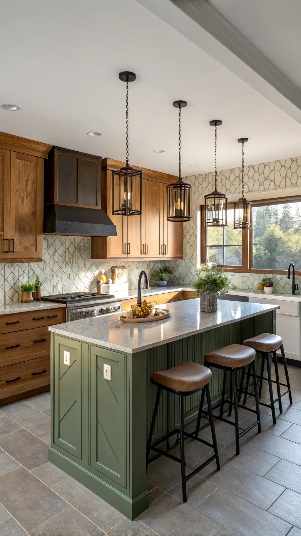 Golden Oak Kitchen Cabinets: Timeless Warmth Meets Modern Design