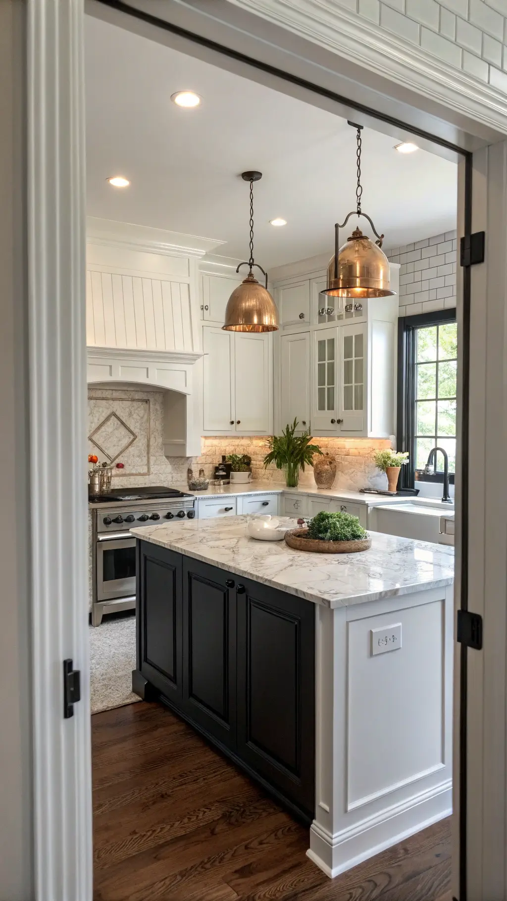 372morning kitchen copper light