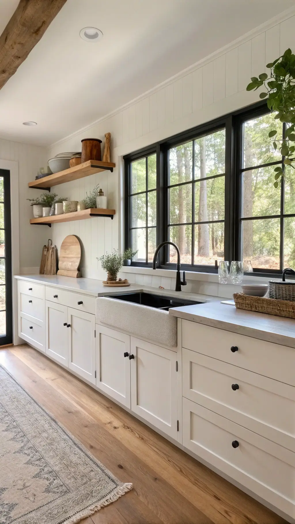 374scandinavian white kitchen black accents