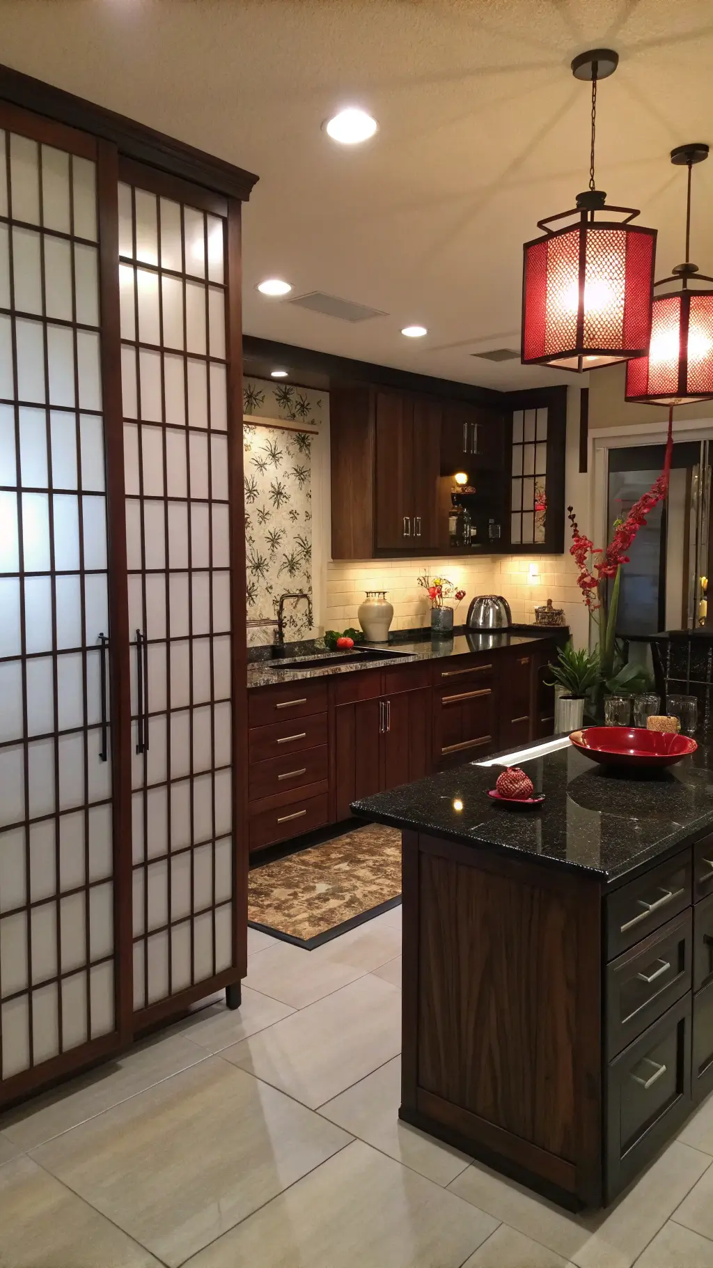419asian fusion zen kitchen dusk