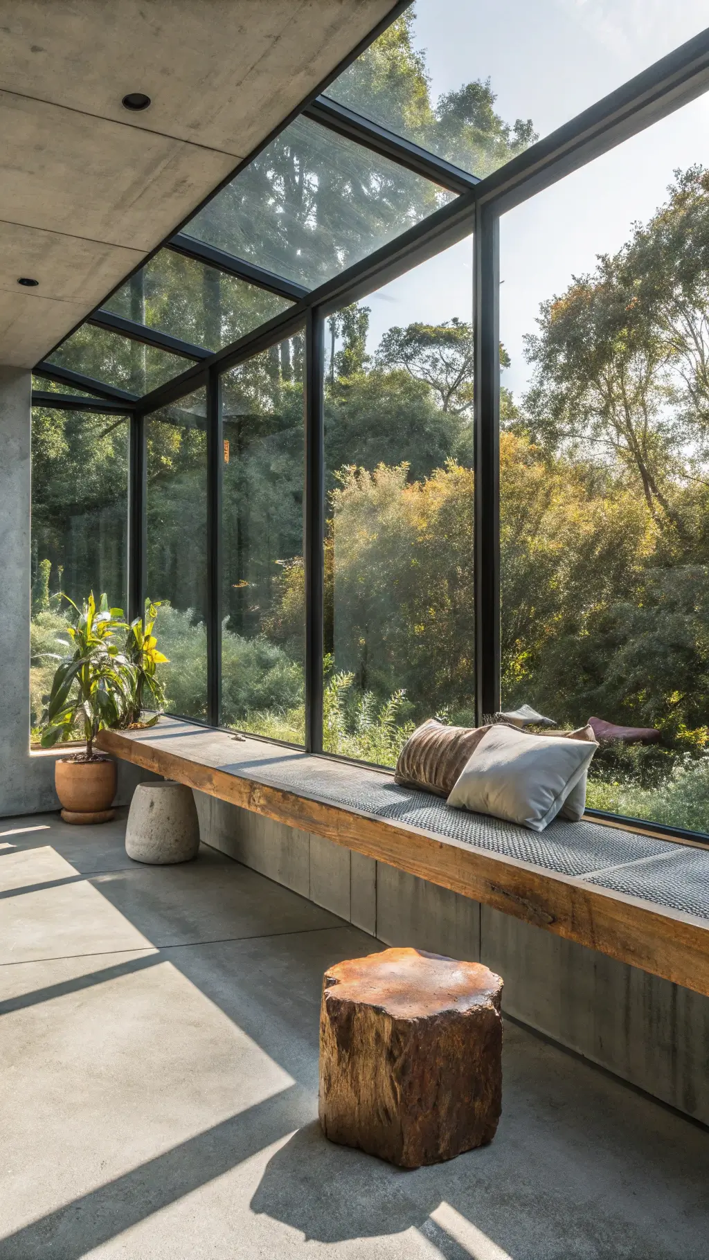 1210minimalist garden room bench dawn