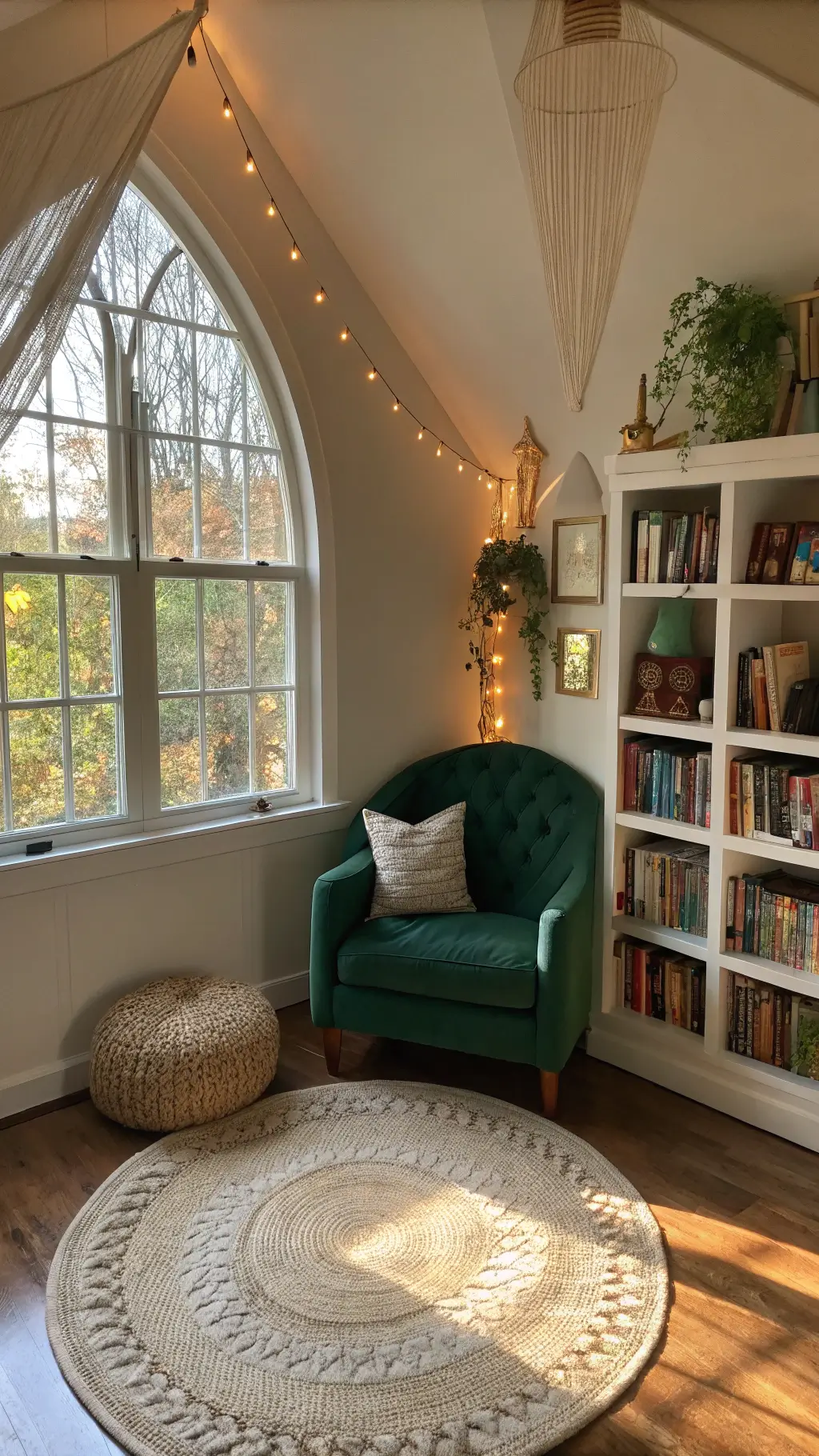 1230enchanted reading corner golden light