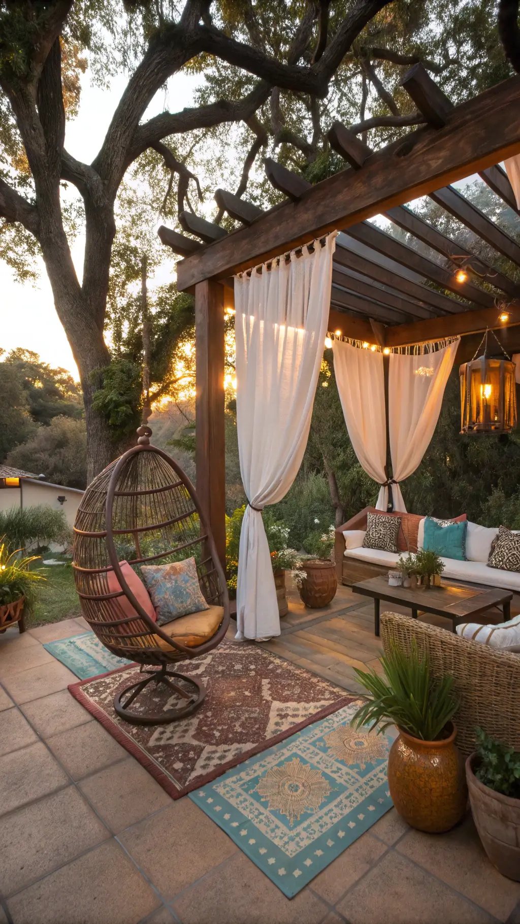 1238enchanted twilight patio golden hour