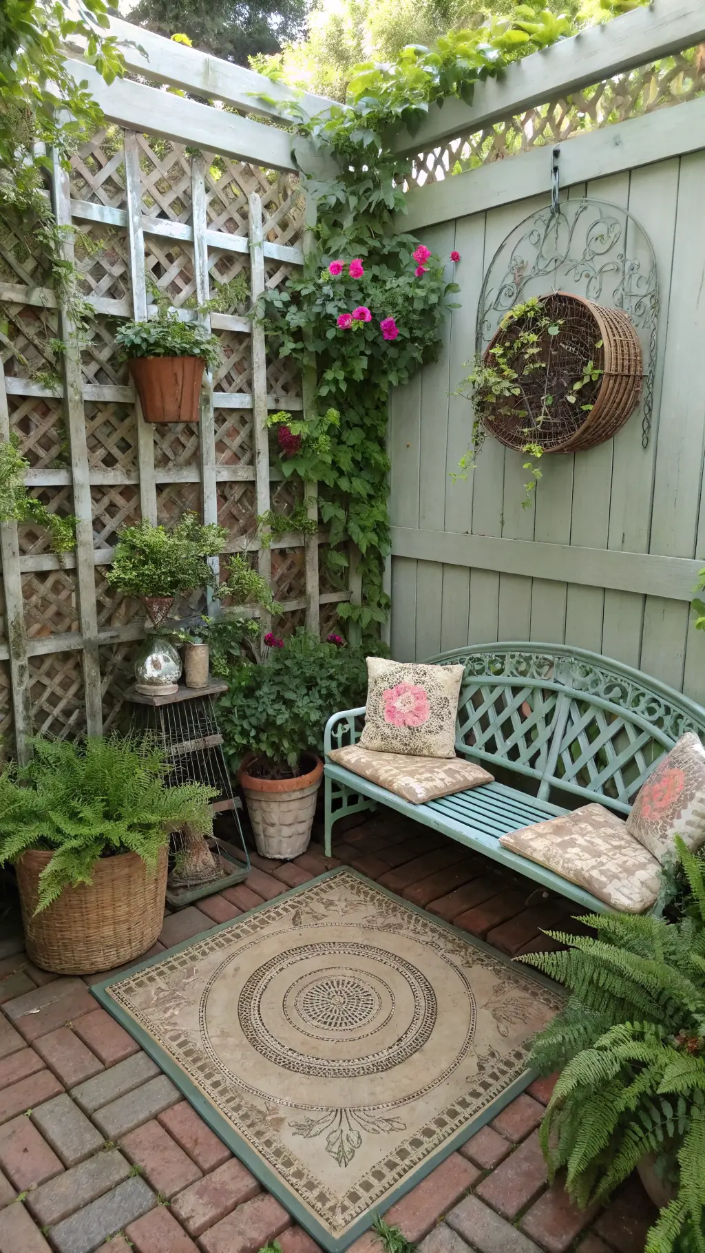 1243secret garden bench nook