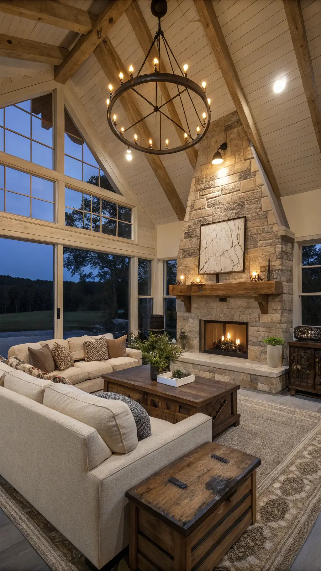 1297cozy farmhouse twilight interior