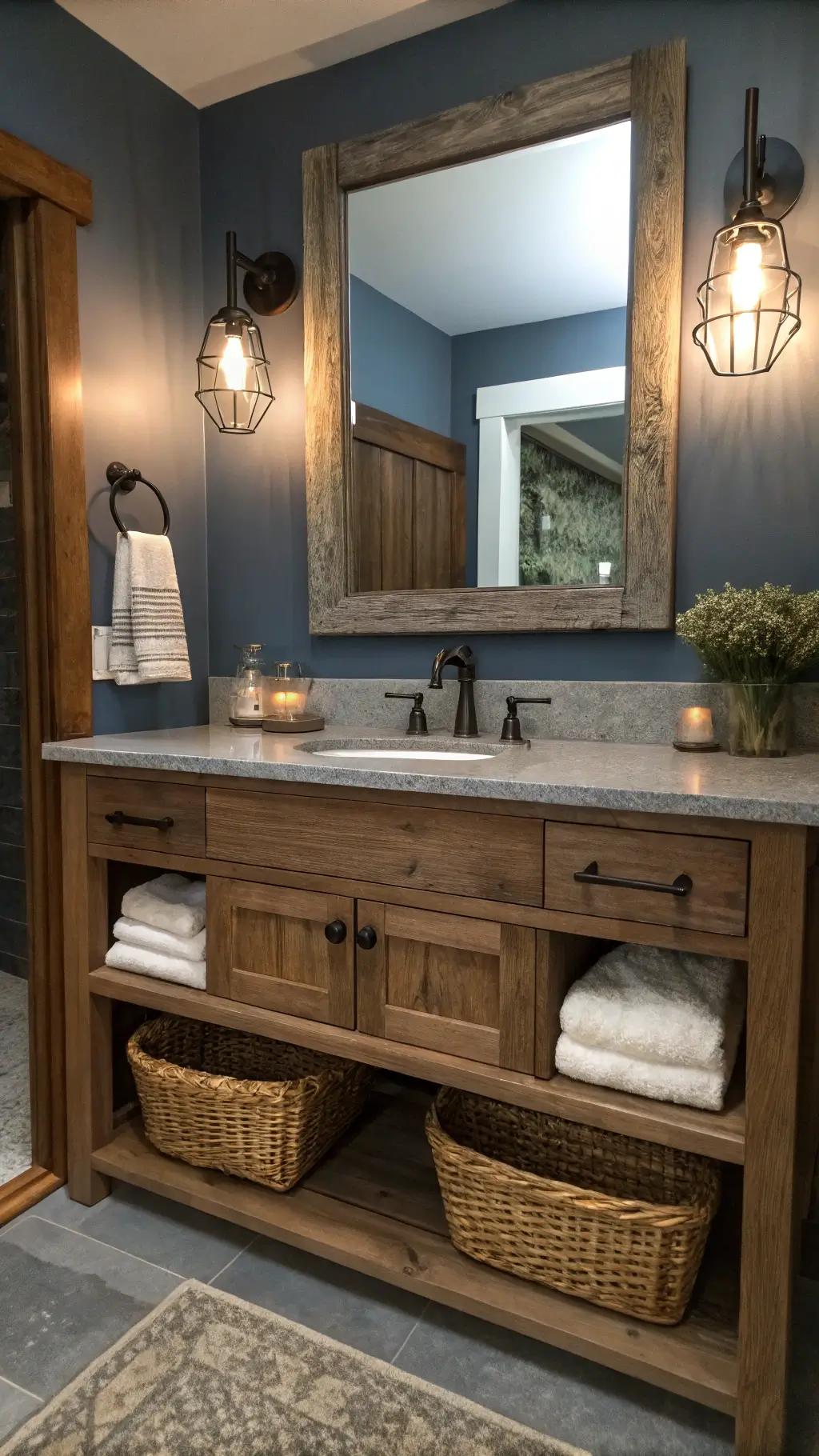 1398moody oak bathroom vanity blue hour